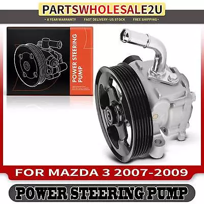 Power Steering Pump With Pulley For Mazda 3 2007-2009 2.3L Turbocharged Petrol • $80.99