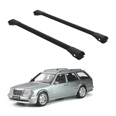 Roof Rack Cross Bars Set For Mercedes EClass S/W124 Wagon 1985-1996 Black Set • $115