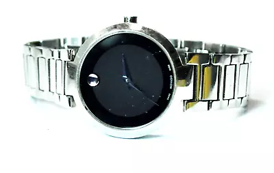 Women's Movado 67.3.14.1406 Black Museum Dial 28mm Stainless Steel Wristwatch • $149.99