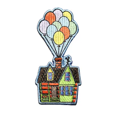 Disney Up Balloon House Float Badge Embroidered Iron On Patch - Licensed 003-A • $7.95