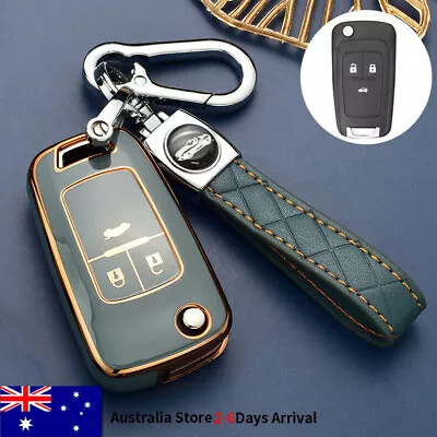 $25.19 • Buy TPU Flip Car Key Fob Cover Case Holder For Holden For Buick For Chevrolet Grey