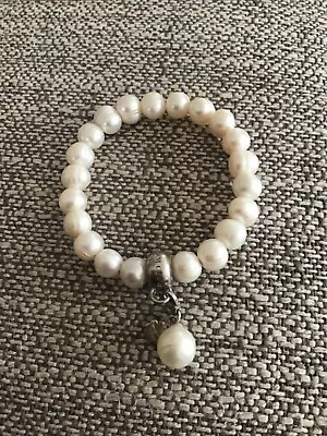 Thomas Sabo Pearl Charm Carrier Bracelet With Charm • £20