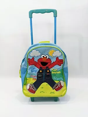 Small Rolling Elmo Backpack 2008 Sesame Street • $34.95