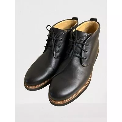 Men's Samuel Hubbard Boots Leather Black Vibram Sole Size 9 • $76.49