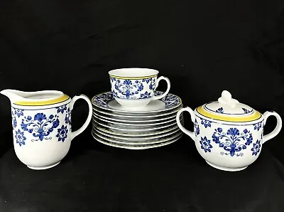 Portuguese Castelo Branco Porcelain  Tea Set By Vista Alegre - 12 Piece • $139