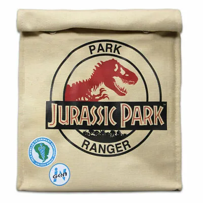 £19.95 • Buy Jurassic Park Ranger Canvas Retro Style Lunch Bag Kids Adults Gift Official New