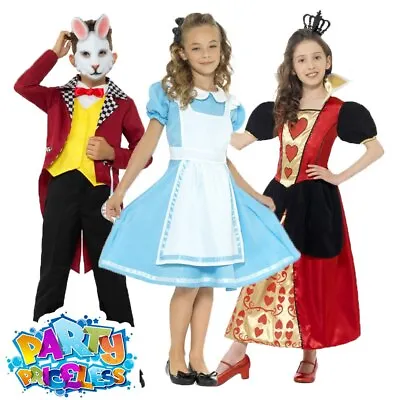 £17.99 • Buy Kids Alice Costume Girls Boys Wonderland Fancy Dress Book Week Day Outfit 
