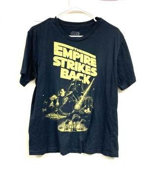 $11.49 • Buy Mad Engine Star Wars Mens Black Graphic T Shirt - Empire Strikes Back - Size L