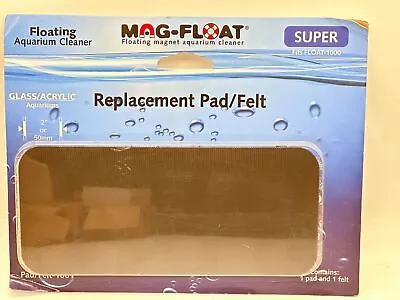 Mag-Float Super 1000 Glass & Acrylic Aquarium Cleaner Replacement Pad & Felt • $18