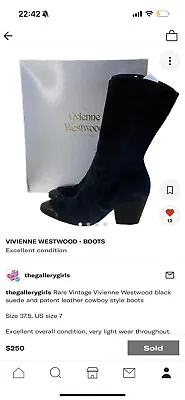 Vivienne Westwood Boots Size 37 1/2 • $200