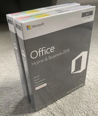 Microsoft Office Home And Business 2016 Genuine Product Key For (Mac)Sealed • £59