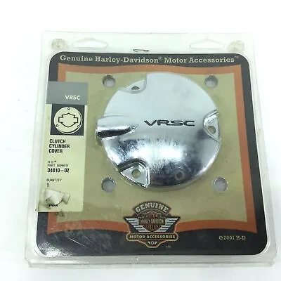 NOS Genuine Harley Davidson V-ROD Chrome Cylinder Cover With VRSC Logo 34810-02 • $22.76