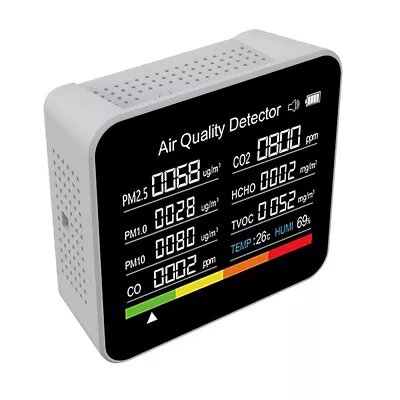 9 In 1 Air Quality Monitor HCHO TVOC Meter Detector Tester For Home O2Z5 • $28.99