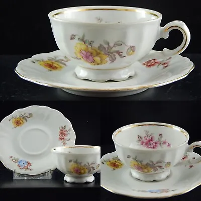 Bareuther Bavaria Antique Set Cup & Saucer Coffee Porcelain 1940 #602 • $29.40