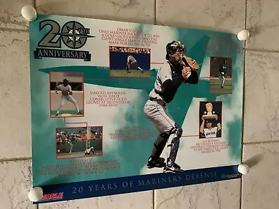 1997 SGA 20TH ANNIVERSARY Seattle Mariners Defense 18X24 Poster Ken Griffey Jr. • $9.99