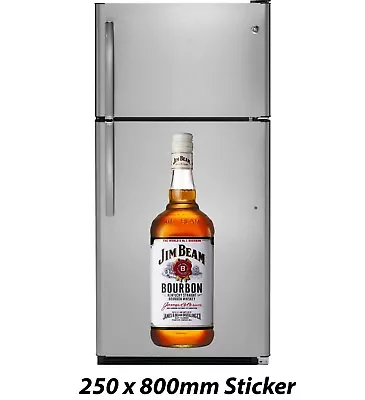 $30.95 • Buy Jim Beam Bourbon Sticker 250x800mm Decal Plaque Sign Poster Large