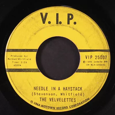 VELVELETTES: Needle In A Haystack / Should I Tell Them V.I.P. 7  Single 45 RPM • $20