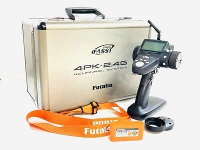 $219.99 • Buy Futaba 4PK 4 Channel 2.4Ghz Fasst Radio Rc With Metal Carrying Case
