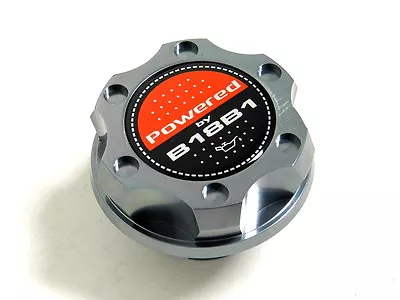 Gunmetal Billet Cnc Racing Engine Oil Filler Cap For Acura Integra B18b1 • $24.95