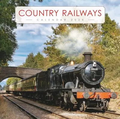 Country Railways Wiro 2024 Square Wall Calendar 12 X 12 • £6.76