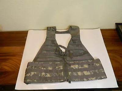 Tactical Fighting Load Carrier Vest MOLLE II ACU FLC SDS USGI LBV US Army EXC • $13.45