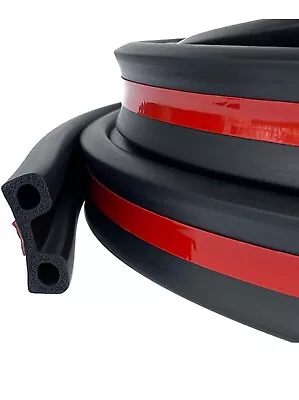 Camper Shell Seal EPDM Adhesive Rubber Tailgate Seal Strip W/ Tape 26 Ft • $13.50