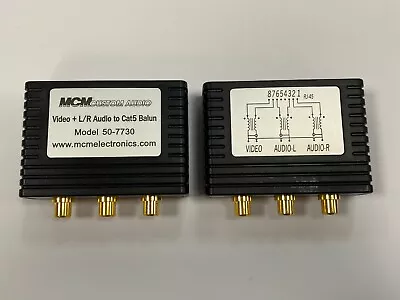 MCM Cusctom Audio Video+ L/R Audio To Cat5 Balun  • $15