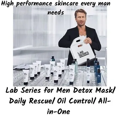 £25.99 • Buy Lab Series For Men Detox Mask/ Oil Control/ All-in-One/ Daily Rescue