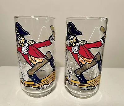 McDonalds Vintage 1977 Collector's Series  CAPTAIN CROOK  Drinking Glasses 2 • $9.99