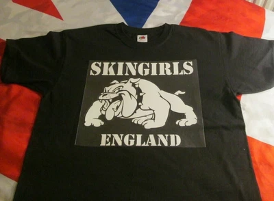 £12.25 • Buy T Shirt Skinhead Girl Skingirl Bulldog England
