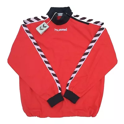 £21.99 • Buy Mens Windbreaker Hummel Windstopper Jacket Drill Top Shoulder Zip Size XL 1