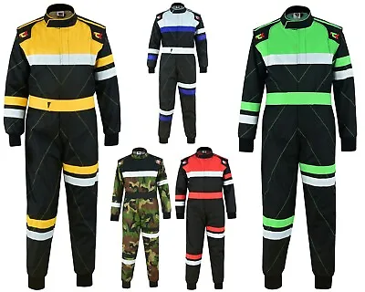 TK Kids Juniors Karting Suit Go-Kart Suit Overall Quad Motocross Racing Suit • £49.99