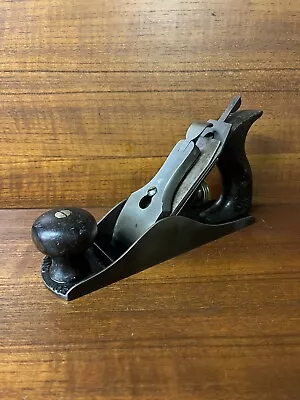 STANLEY BED ROCK  No 603 WOOD PLANE EARLY 1895 PAT ROUND BODY B CASTING • $59