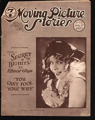 Moving Picture Stories 7/17/1923-Mary Beth Milford-Silent Film Era- William F... • $79.05