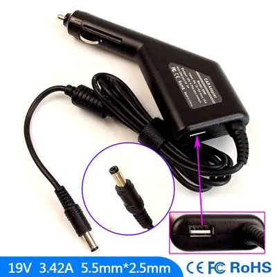 Laptop DC Adapter Car Charger USB Power For Toshiba M352 NB200 NB300 U305 • $39.89