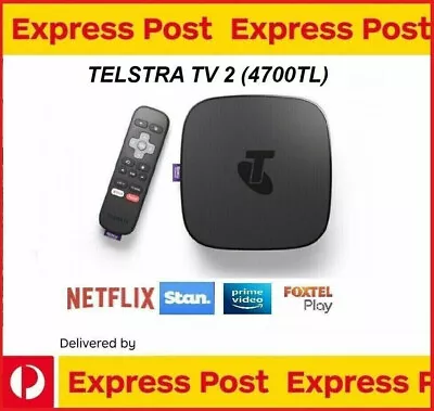  Telstra TV 2 Powered By Roku 4K (Model No. 4700TL) YOUTUBE DISNEY • $99