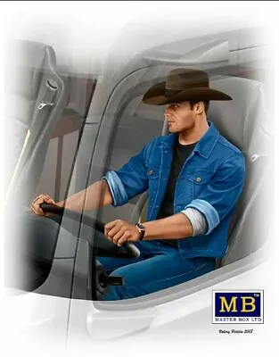 Masterbox 1:24 -scale Model Figure Kit Truckers Series Mike Barrington MAS24044  • £11.50