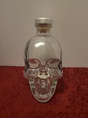 Crystal Head Vodka Clear Glass Skull Bottle EMPTY 750ML 7  H • $37