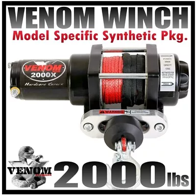 2000lb Venom Atv Winch 14-23 Honda Rancher 420 4x4 Fa Fe Fm Te Tm • $177.99