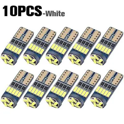 10x T10 LED Canbus Error Free Bulb 15 SMD 194 W5W Car Wedge Lamps Dome Map Light • $3.69