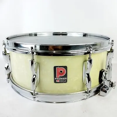 *Premier 5.5x14  2001 Snare Drum 3Ply African Mahogany Vintage 70s 8-Lug 2000 UK • $477.39