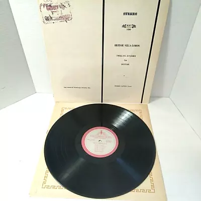 Villa-Lobos Twelve Etudes For Guitar Turbio Santos Vinyl LP Record MHS 1056 • $14.95