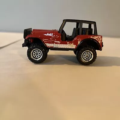 2013 Matchbox Red Jeep 4x4 CJ-7 Thailand. (#17) • $6