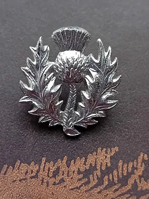 14th London Regiment (London Scottish) Staybrite Thistle Collar Badge Two Lugs • £10