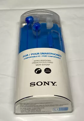 Sony MDREX15AP Earbuds With Mic - Blue • $8