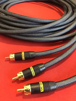 13' Foot 4m Monster Z300CV Braided Composite Component RCA DVD Video Cable Set • $19.95