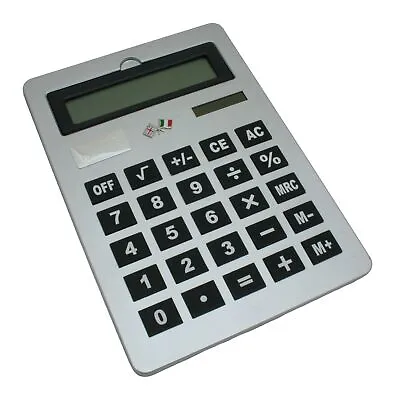 £19.99 • Buy Union UK Italy GIANT Calculator Battery Powered Personalised 596