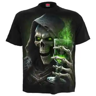 NEW THE GREEN FAIRY T-Shirt/Beer/Skull/Biker/Goth/Reaper/Party/Gift/Rock • £16.99