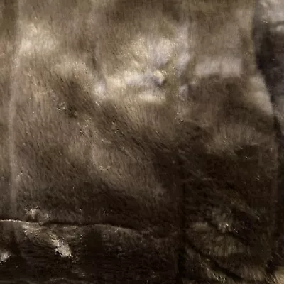 KAS Australia  Faux Fur Throw Blanket Vintage Warm 50” X 58”  Soft Reversible • £37.06