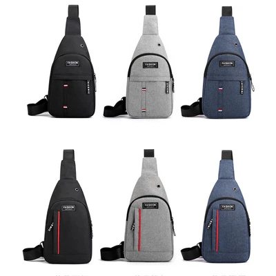 $12.99 • Buy Durable Mens Chest Bag Shoulder Backpack Man Sling Cross Body Satchel Travel Ba